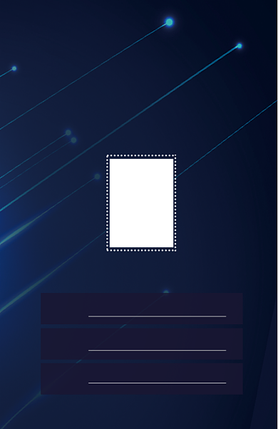 蓝色创意简约工作证背景