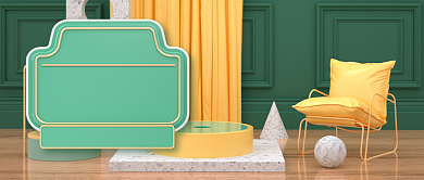 春季家装新媒体首图背景