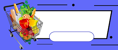 生鲜早市促销新媒体配图背景