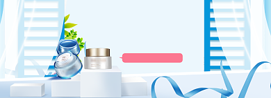 母亲节美妆美海报banner模板背景