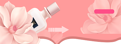 618美妆电商淘宝banner图背景