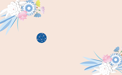 文艺小清新名片模板背景