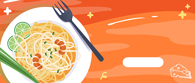 人气UP主带你吃遍美食背景