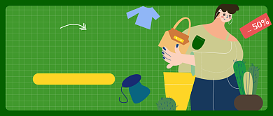 劳动节促销季公众号首图背景