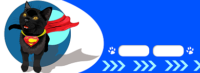 超人猫咪营养膏电商淘宝banner图背景