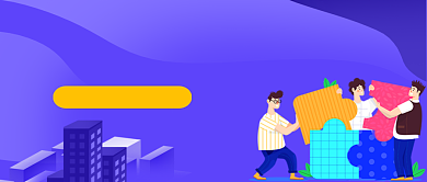 春季线上招聘手绘公众号首图背景