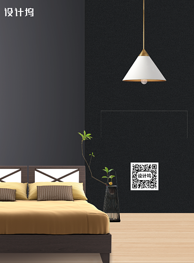 黑色大气租房攻略海报背景