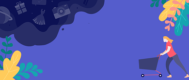 618年中大促购物狂欢节公众号首图背景