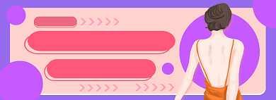 夏季服饰上新女装电商淘宝banner图背景