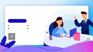 新媒体培训横版手机海报背景