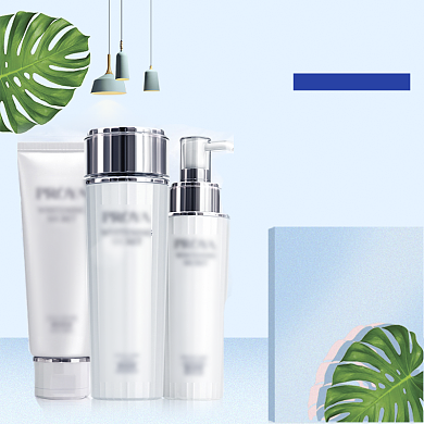 小清新立夏护肤面霜促销直通车背景