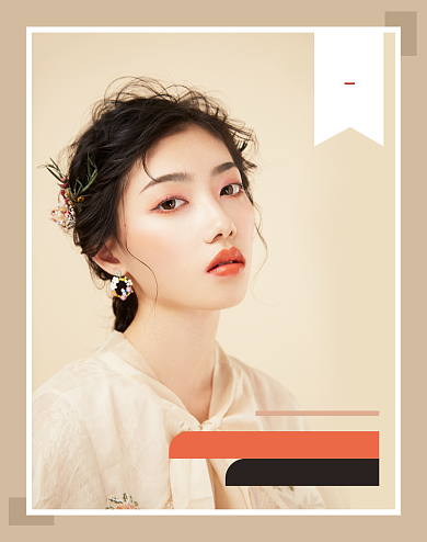 浅色女装服装淘宝天猫海报背景