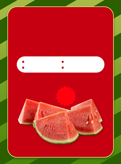 新鲜西瓜水果促销印刷海报背景