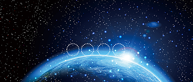 世界地球日造福人类共创美好环境背景