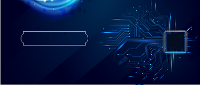 高端芯片线上发布会手绘公众号首图背景