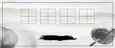 中国风书法班夏季招生公众号首图背景