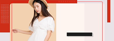 五一女装海报banner模板背景