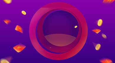 618福利红包促销大气简约手机横图背景