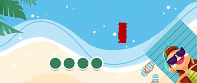 手绘卡通传统节气夏至首图背景