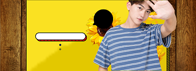 春季潮流男装海报banner背景