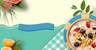 淘宝天猫夏季美食零食燕麦钻展模板背景