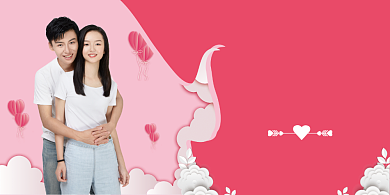 创意婚庆公司刚好遇见最美丽的你婚礼背景