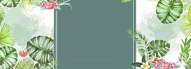 手绘风格520商品促销banner背景