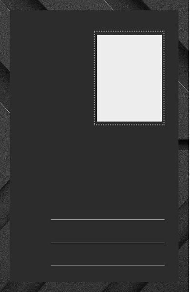 黑色简约时尚工作证模板背景