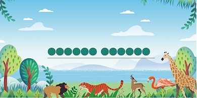 六项措施保护野生动物展板背景