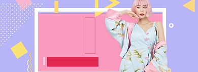 女装潮流海报模板背景