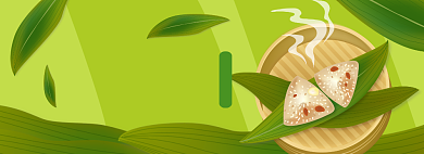 端午节粽子电商淘宝banner图背景