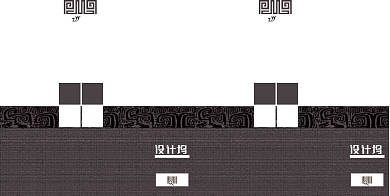 简约大方茶业手提袋设计背景