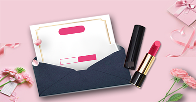 夏日粉色美妆淘宝夏日促销钻展背景