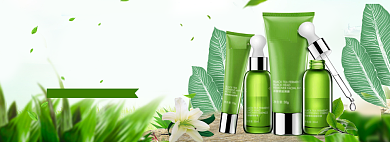 美妆促销海报banner背景