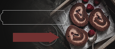 巧克力蛋糕上新首图背景