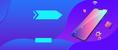 蓝色科技手机性能测试公众号首图背景