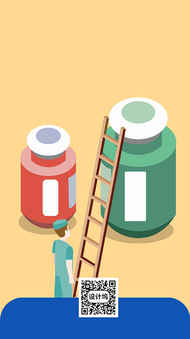 国际护士节手机海报背景