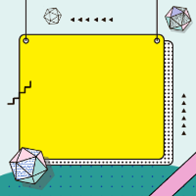 高考倒计时孟菲斯几何公众号次图背景