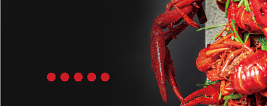 麻辣小龙虾优惠券背景