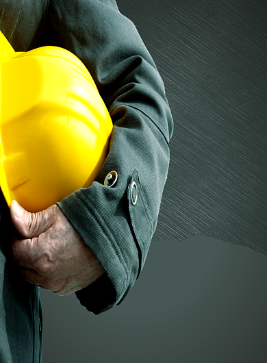 简约安全生产月宣传海报背景