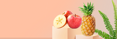 饿了么老粉福利水果优惠店招背景