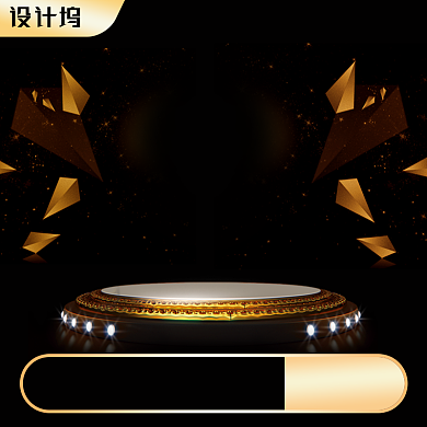 预售黑金数码家电主图背景