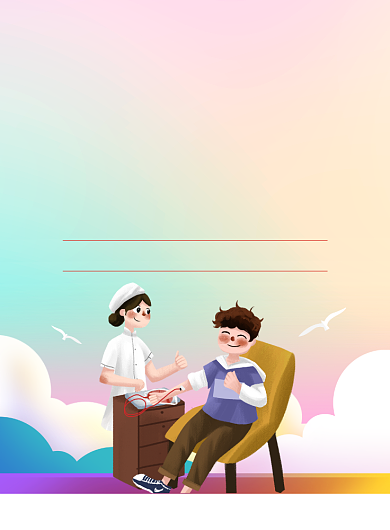 世界献血者日宣传广告印刷海报背景