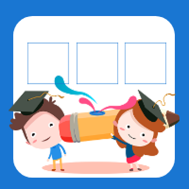 毕业季可爱插画公众号次图背景