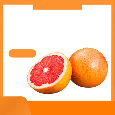 红西柚夏季水果生鲜促销直通车背景