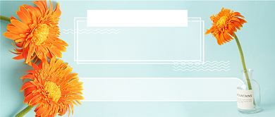 七月鲜花新媒体首图背景