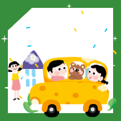 夏令营招生绿色卡通插画公众号次图背景