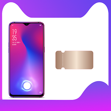 紫色大促电商手机数码主图直通车背景