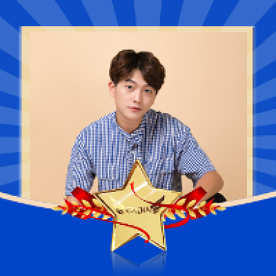 七一建党99周年大气简约头像框背景