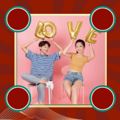 端午佳节简约大气头像框背景